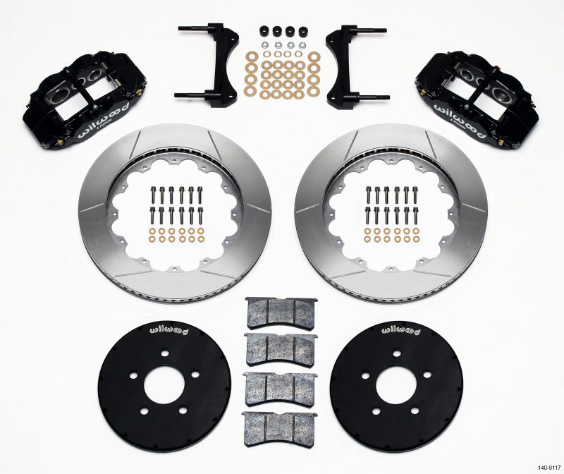 Wilwood Narrow Superlite 6R Front Hat Kit 14.00in 1994-2004 Mustang