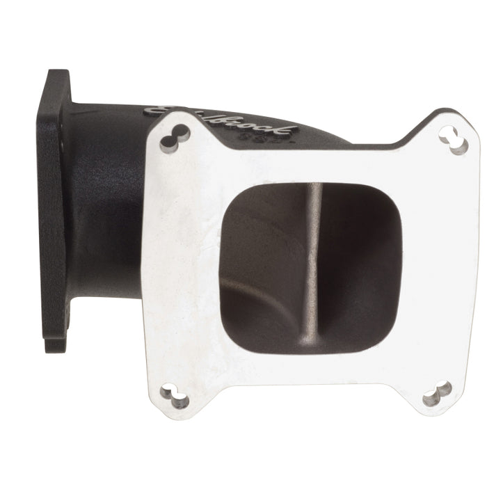 Edelbrock High Flow Intake Elbow 95mm Throttle Body to Square-Bore Flange Black Finish