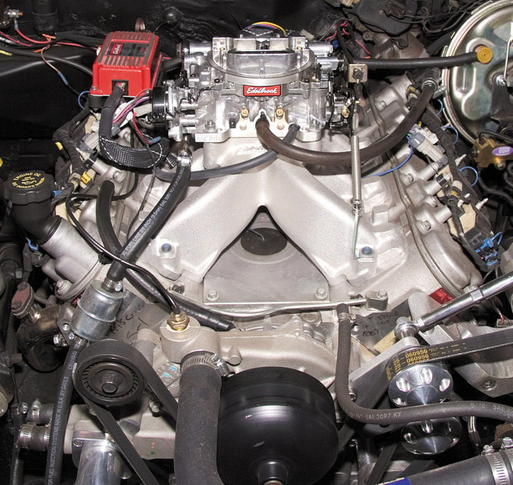 Edelbrock Manifold LS1 Victor Jr EFI to Carbureted Conversion