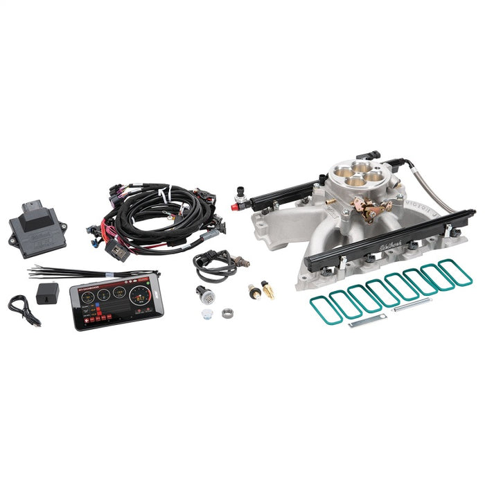 Edelbrock Pro Flo 4 EFI System Seq Port LS Gen III/IV Victor Jr Cath Port 550 Max HP 35lb/hr