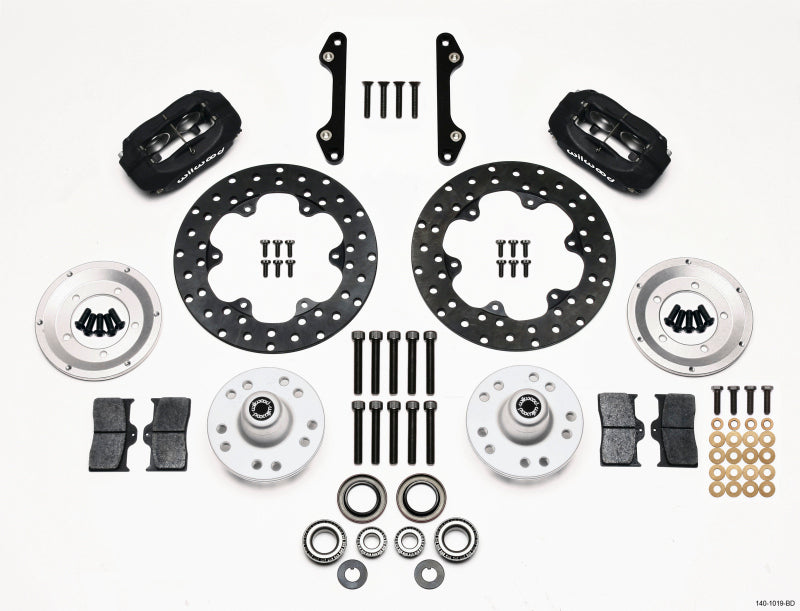 Wilwood Forged Dynalite Front Drag Kit Drilled Rotor 70-78 Camaro