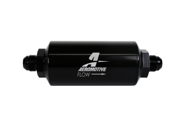 Aeromotive In-Line Filter - (AN -08 Male) 100 Micron Stainless Steel Element