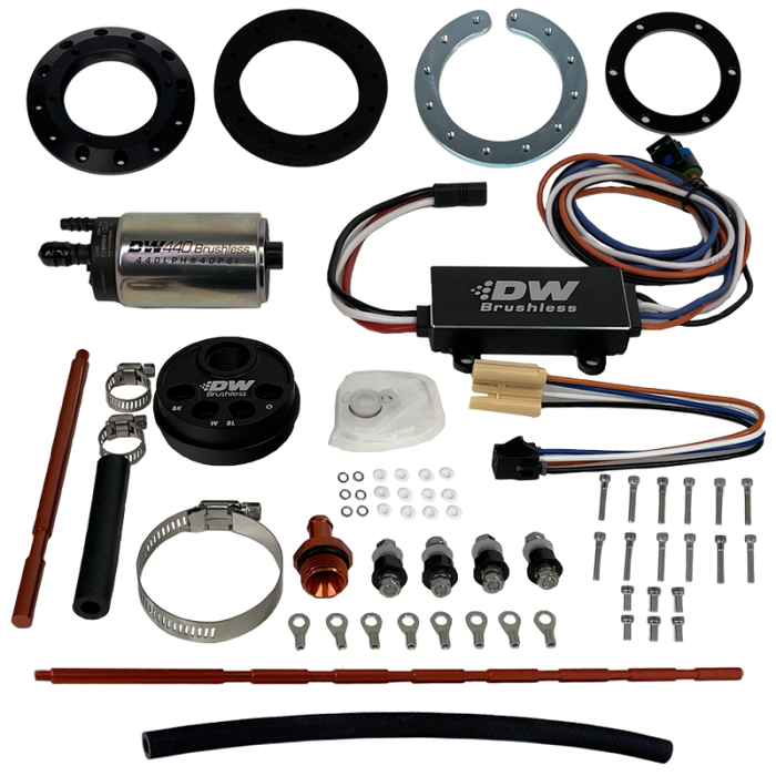 DeatschWerks Universal In-Tank Pump Mount w/ DW440 Brushless 415lph Fuel Pump & Controller