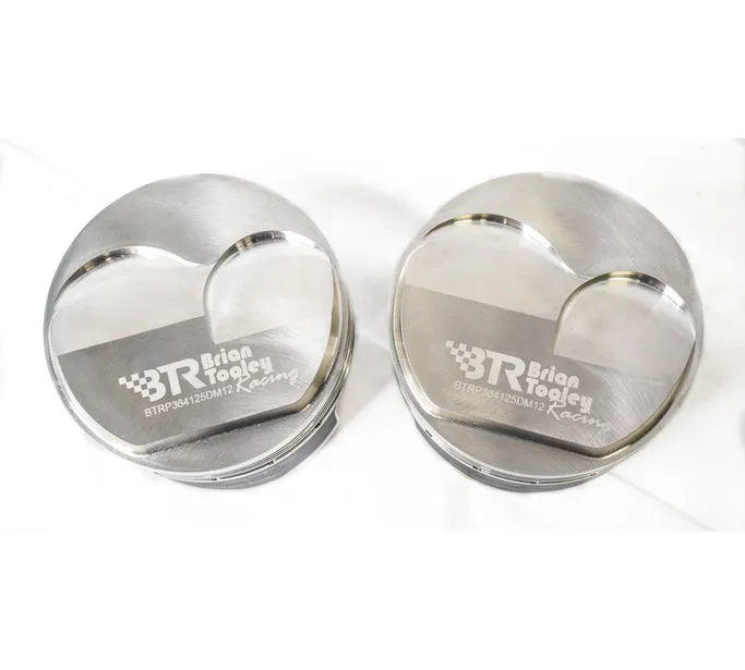 BTR PISTON SET 4.000 inch BORE 3.622 inch STROKE 6.125 inch ROD 12CC DOME