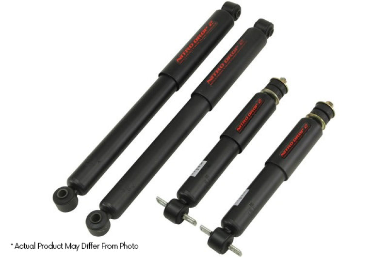 Belltech 99-06 GMC Sierra 1500 / Chevrolet Silverado 1500 Nitro Drop 2 Shock Absorber Set